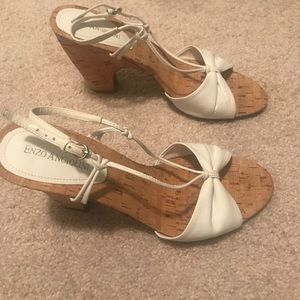 White Wedge Sandals